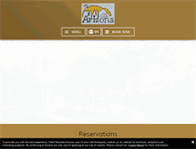 Tablet Screenshot of hotelpousadaarizona.com.br